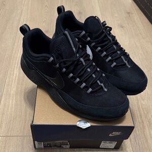Nike Spiridon x Fragment Men's Black Mesh Sneakers